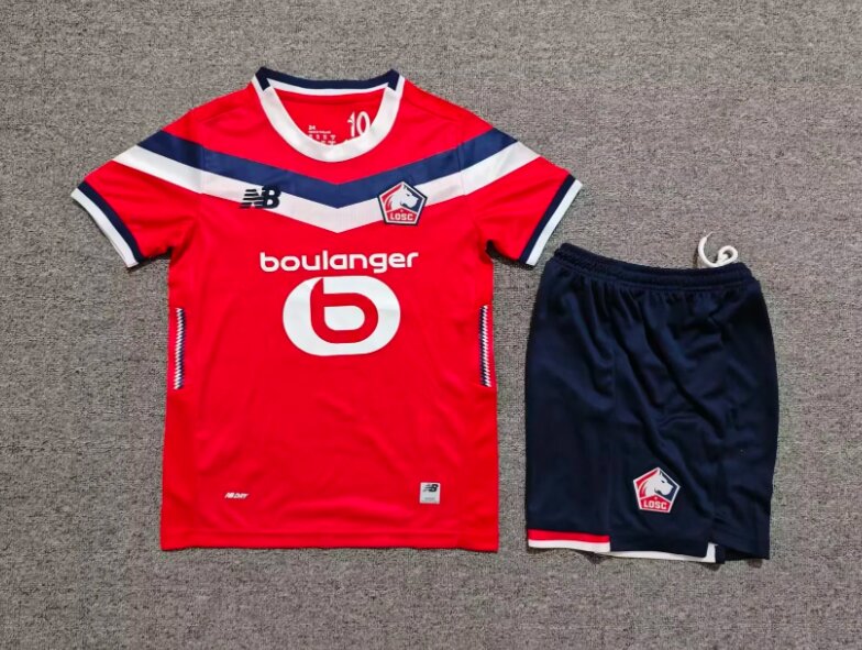 Kids-Lille 26/27 Home Soccer Jersey